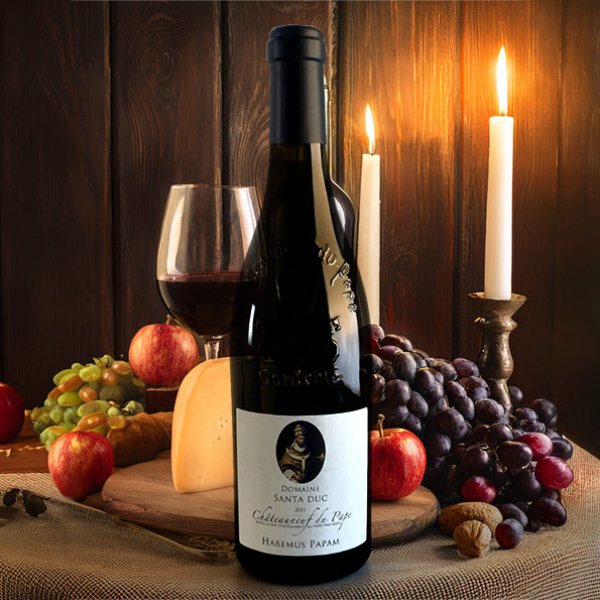 画像6: 2011年サンタ・デュック・シャトーヌフ・デュ・パプ・ハベムス・パパム 750ml (6)