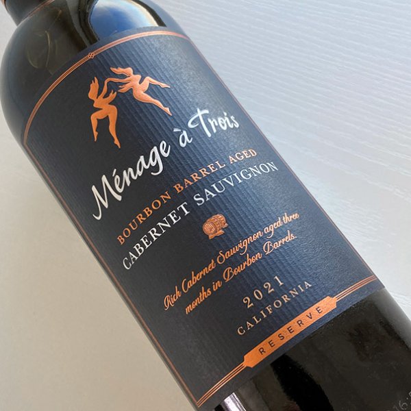 画像1: 2021年メナージュ・ア・トロワ・バーボン・バレル・カベルネ・ソーヴィニヨン 750ml (1)